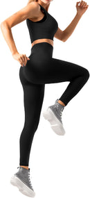 Women's High Waist Stretch Leggings – Buttery Soft Full Length & Capri Activewear